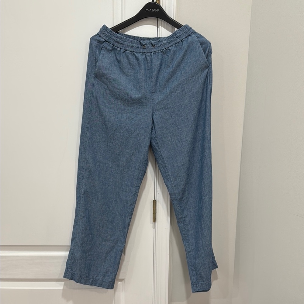 J. Crew Blue pants Relaxed Fit and Elastic Waistband